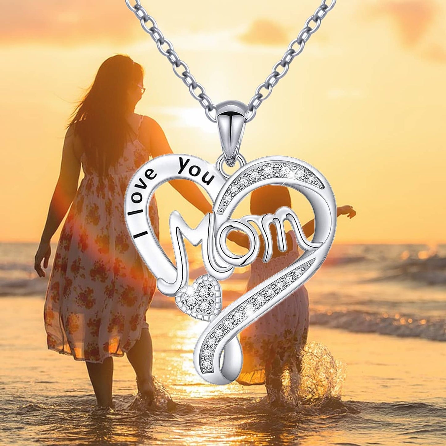 mom pendant necklace