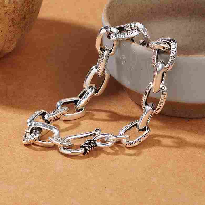 Handmade Square Paperclip Bracelet