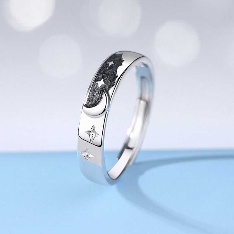 silver ring set