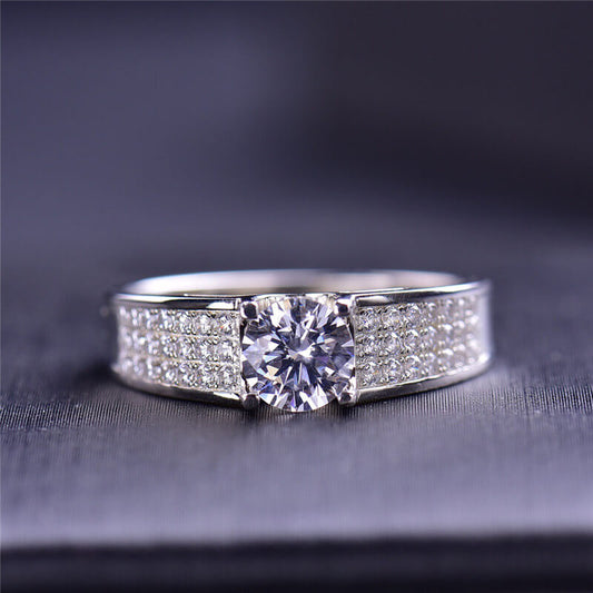 moissanite wedding rings