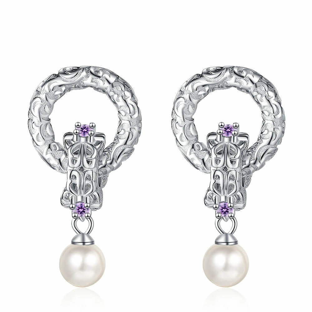 pearl earrings