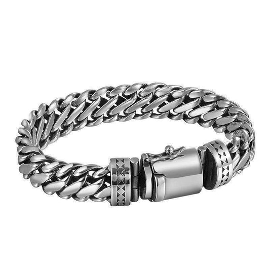 silver mens bracelet