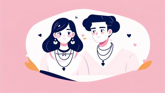 matching couple necklace