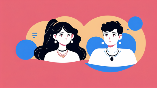 matching couple necklace