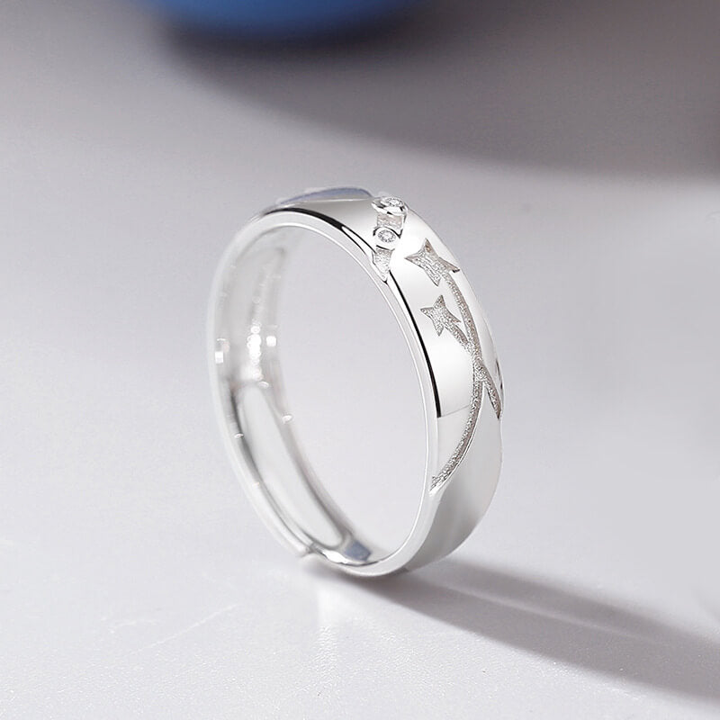 silver ring set