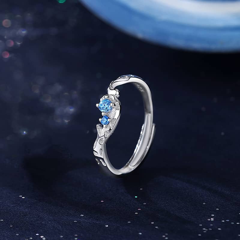 Galaxy Contract Blue Matching Rings