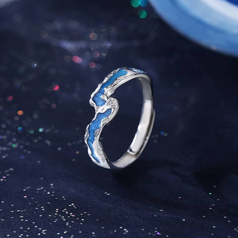 Galaxy Contract Blue Matching Rings