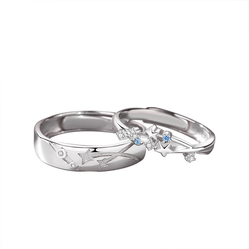 silver ring set