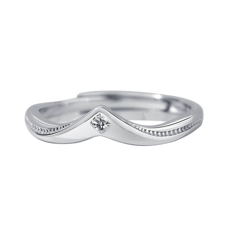 silver matching rings