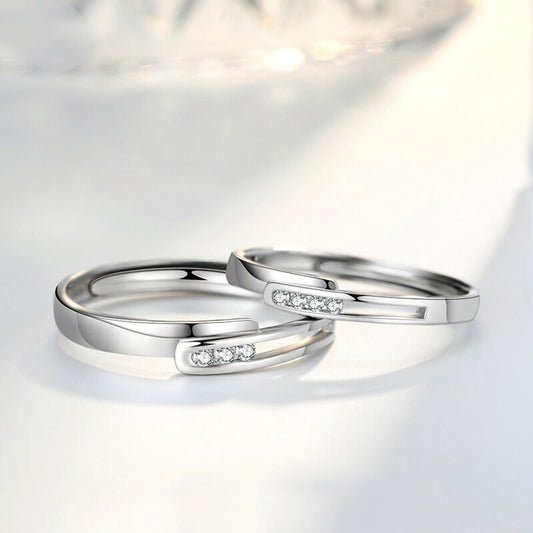 925 sterling silver matching rings