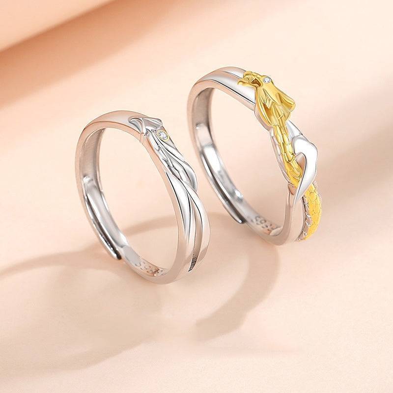 sterling silver couple rings