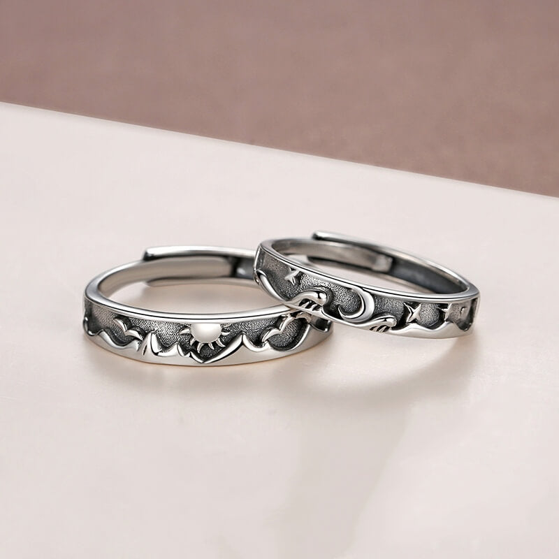 sterling silver matchign rings