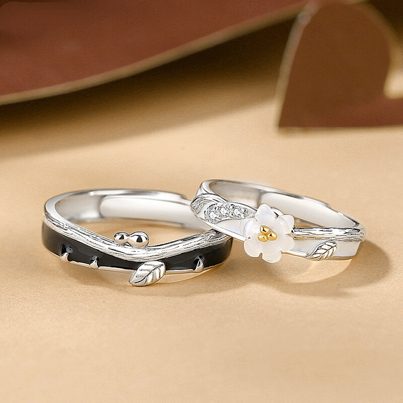 silver ring set