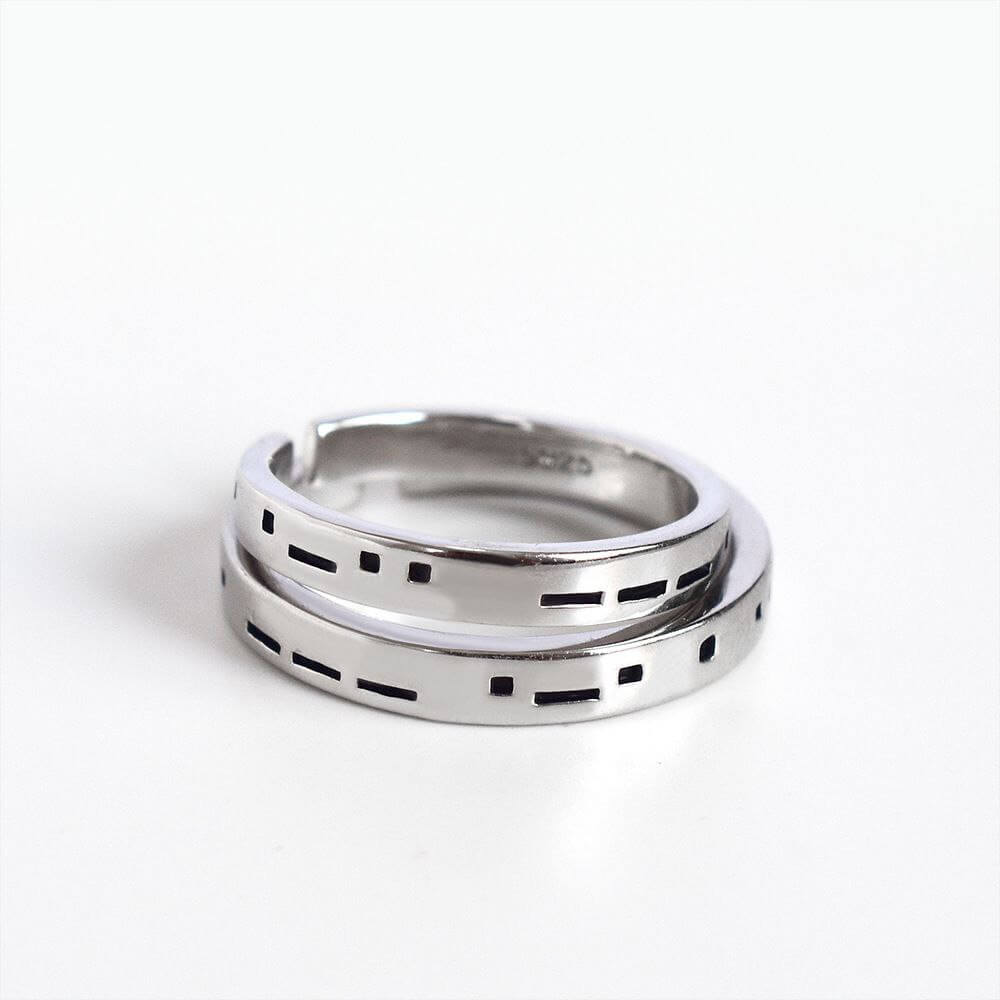 silver ring set