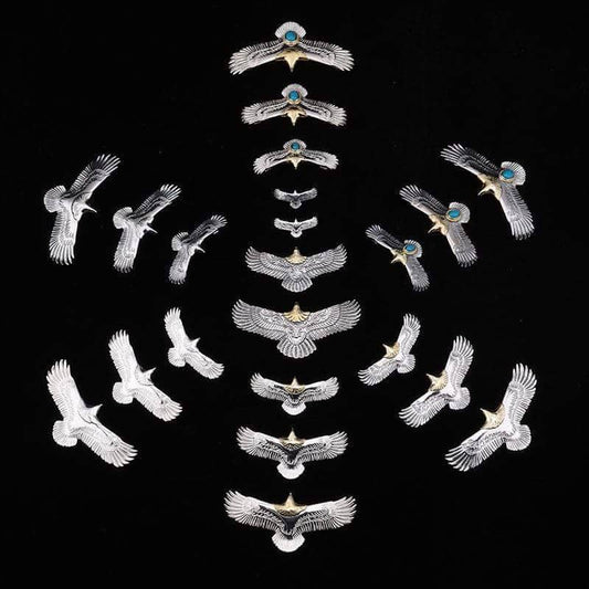 Goro Takahashi Eagle Silver Necklace Pendants - 5 Styles 3 Sizes