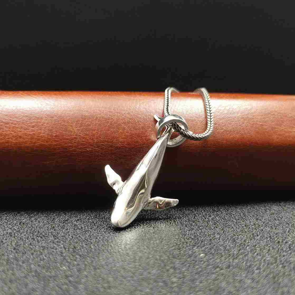 Whale Silver Pendant Necklace