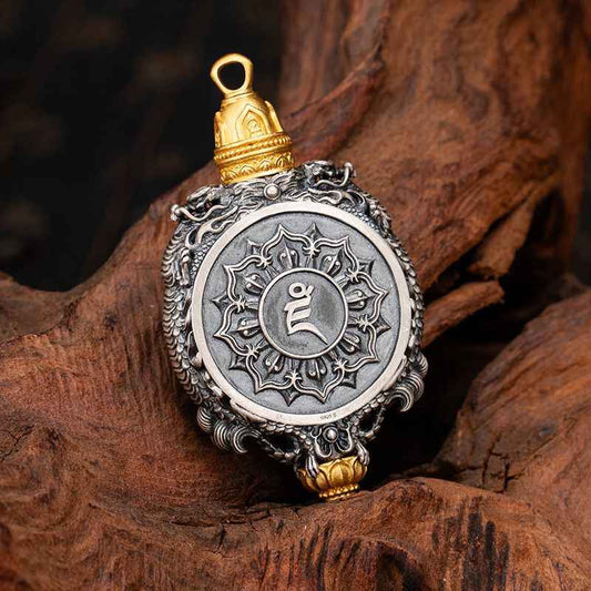 tibetan silver pendant