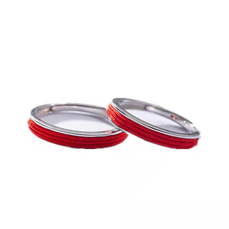 Binding Red String Matching Rings – SterlingLoves