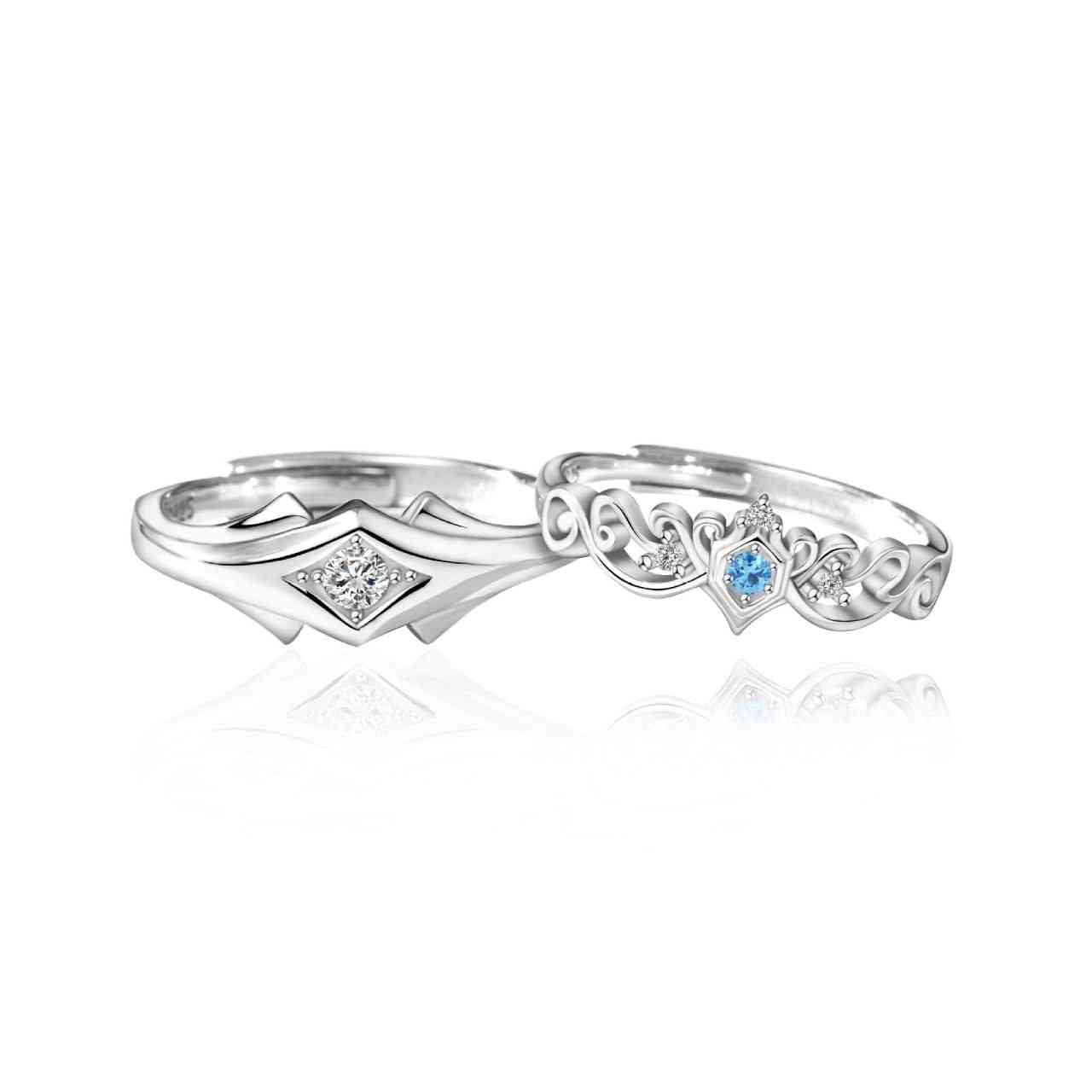 Princess & Knight Promise Rings for Couples