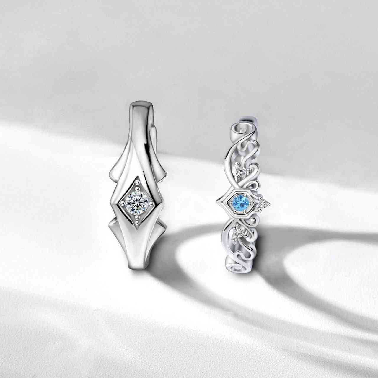 Princess & Knight Promise Rings for Couples