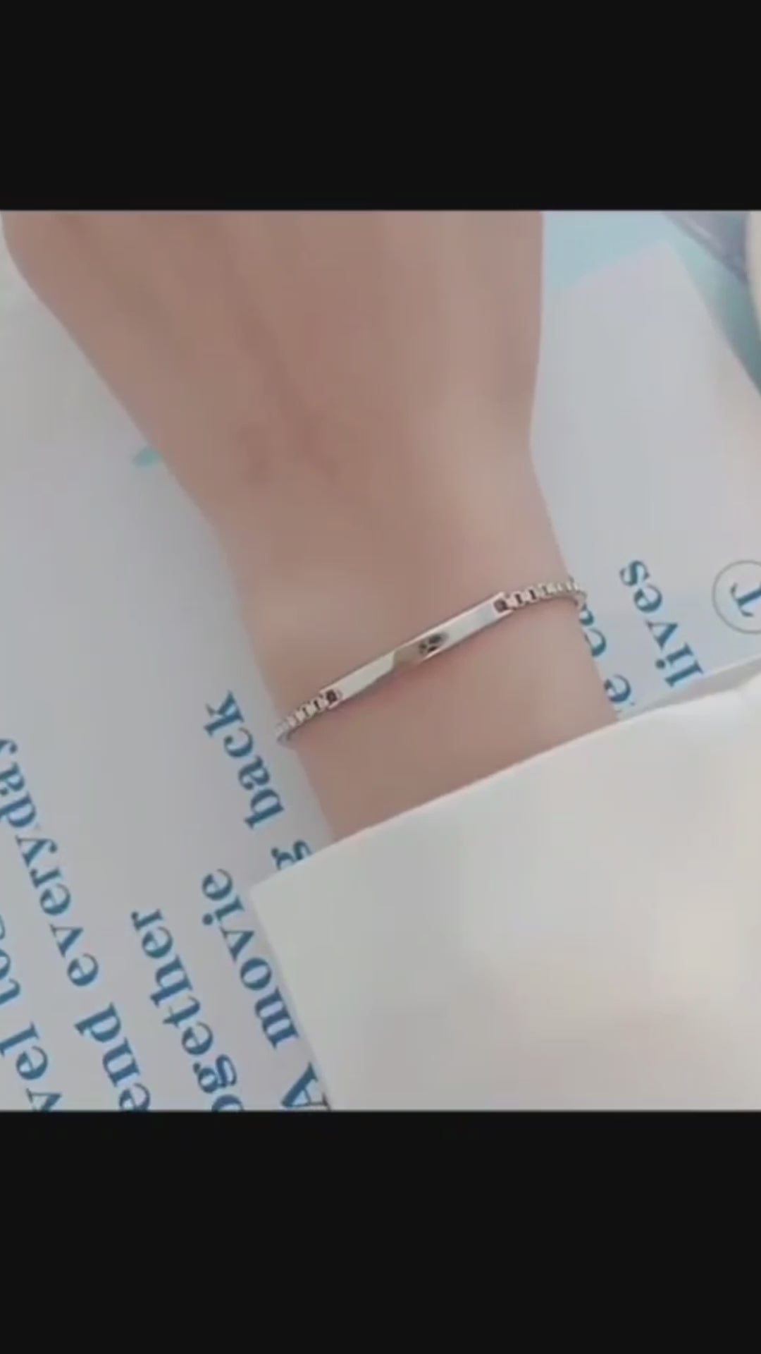 silver matching bracelets